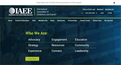 Desktop Screenshot of iaee.com